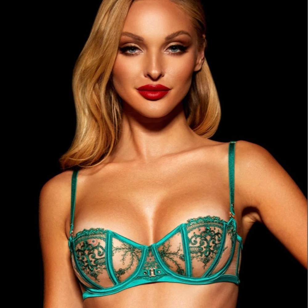 Honey Birdette Gabrielle Emerald Bra